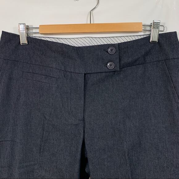 Smart Set Straight Leg Trouser Pants Chambray Denim Look Size 11 - Picture 5 of 9